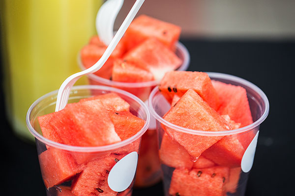 Fresh fruit cups